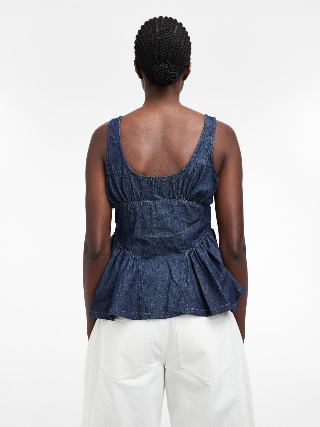 TSELLE Top - Medium Blue Denim